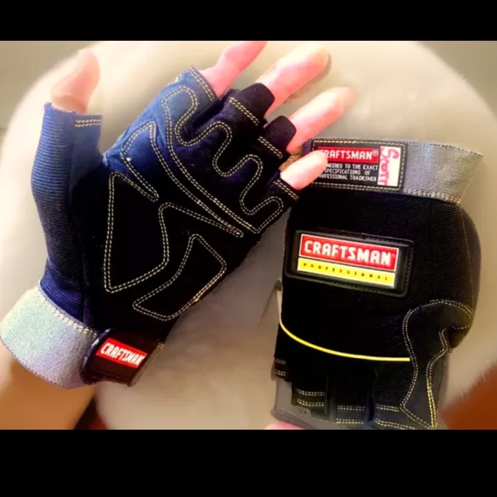 🔨CRAFTSMAN🔨 CARPENTER GLOVES EUC 🧤 - Picture 9 of 11